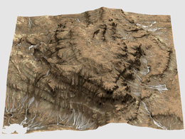高耸山坡谷地Canyon Terrain