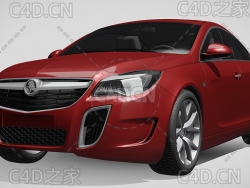 霍顿徽章汽车2016款C4D汽车模型下载