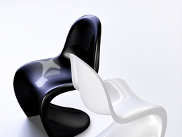 潘顿椅C4D模型 Verner Panton - Panton Chair (Vitra)