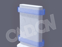 C4D数字城市未来城市数字展示台模型