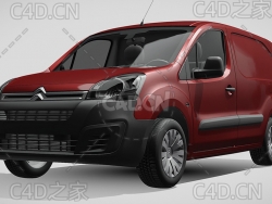 雪铁龙面包车家用汽车2017款C4D汽车模型下载