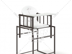 喂食椅C4D模型下载 Feeding Chair
