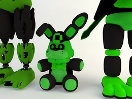 7种狮子机器人C4D模型(lib4d) Dieguirro 50 oc pack V.2.