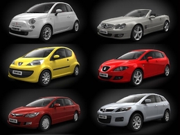10辆不错的轿车3d模型 Evermotion - HDModels Cars. Vol. 2 full