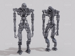 硬面机甲战士 科幻机器人C4D模型 Hard Surface KitBash Vol 2