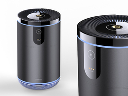 圆柱形车载加湿器3d模型下载