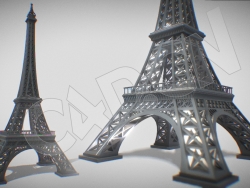 法国巴黎埃菲尔铁塔C4D模型