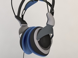 耳机C4D模型 Headphones 3D Model