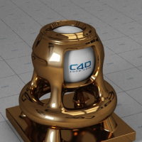 C4D VRAY材质：Oro