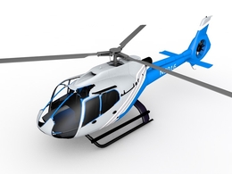 直升机C4D模型 Generic helicopter