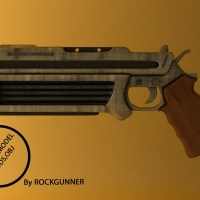手枪3D模型：grenade launcher free 3d model