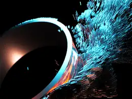 圆环上粘性粒子飞散negate unstick r16-r23 x-particles cycles4d