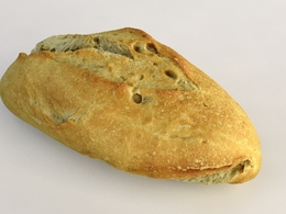 法式面包C4D模型 French Bread