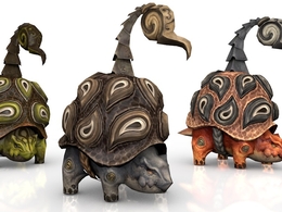 蝎子龟C4D游戏角色模型 Scorpion Turtle 3d model