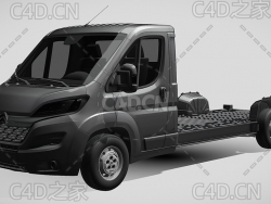 雪铁龙牵引车2021款C4D汽车模型下载