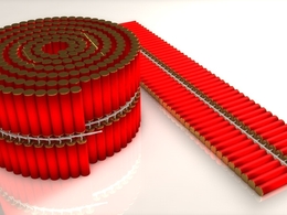 一千响的大地红 鞭炮 爆竹C4D模型 1000 wala indian made