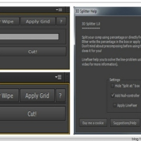 AE 3D图像合成分割脚本 3D Splitter v1.0