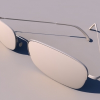 眼镜3D模型 Glasses 3D model