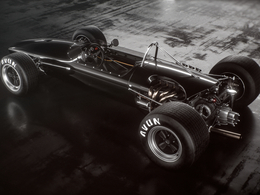 复古赛车布拉汉姆汽车模型Brabham