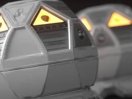 C4D Octane外星科幻金属球创意模型 Sci-Fi Element