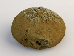 黑麦面包C4D模型 ryebread