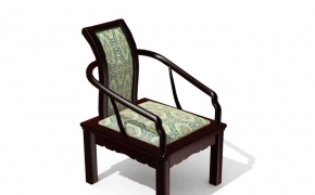 中式家具模型：实木座椅C4D模型