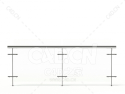 商场玻璃隔断屏障 mall_glass_barrier
