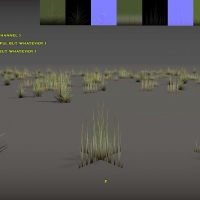 黄草3D模型2：Free Grass Pack 2