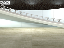 C4D汽车背景 汽车环境 汽车场景 时尚创意建筑模型 Automobile environment