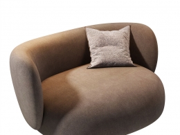 Ferm Living品牌里科弧形沙发3D模型素材下载Rico Sofa Curve by Ferm Living