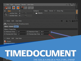 C4D时间记录脚本工具 Time Document