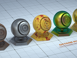 22个C4D Octane渲染器材质合集 Octane Materials