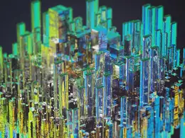 C4D科幻水晶柱创意工程文件 FLOTOWN