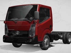 日产神鹰卡车货车运输车辆汽车2012款C4D汽车模型下载