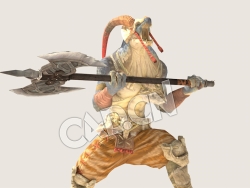 C4D魔兽动物蜥蜴战士模型（包含骨骼绑定动画) LizardM_J02_SK_BYN 3D Model