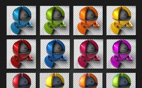 vray for c4d汽车漆材质合集