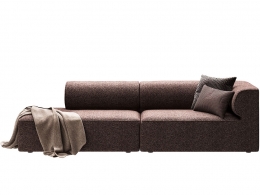 86厘米开放式转角组合沙发129客厅家具3D模型素材下载Eave Modular Sofa 86 Open Corne