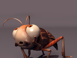 卡通蟋蟀MAYA绑定模型 Cartoon Cricket Rig