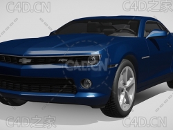 雪佛兰科迈罗C4D汽车模型下载