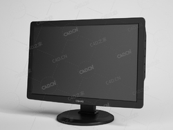 家用显示屏商用办公显示器 monitor C4D模型下载