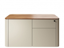 鹦鹉螺120矮柜Mobimex家具3D模型素材下载Nautilus Desk Lowboard 120 by Mobimex