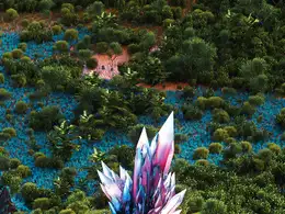 C4D实用工程第554季：山坡上长出来的晶体创意C4D工程 C4D Project[Cinema4D - Octane]
