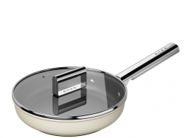 Smeg五十年代风格煎锅3D模型素材下载Cookware Fry Pan 50's Style by Smeg