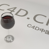一杯红酒3D模型 Wine Glass