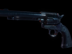 转轮手枪左轮手枪C4D模型 Revolver 3dmodel