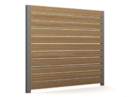 长条木板围挡C4D模型 FENCES 3D MODEL