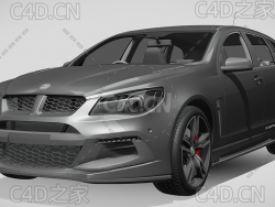 霍顿汽车2016款C4D汽车模型下载