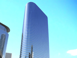 C4D室外建筑渲染 城市高楼大厦C4D渲染模型 Tall buildings