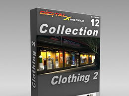 36款服装店衣服和广告牌3D模型 3D Model Collection – Volume 12: CLOTHING 2