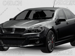 霍顿汽车2015款C4D汽车模型下载